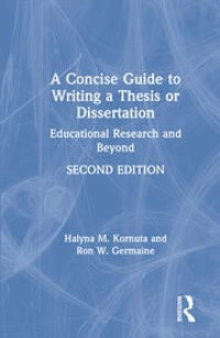 Image of A Concise Guide to Writing A Thesis or Dissertation