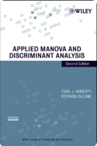 Image of APPLIED MANOVA AND DISCRIMINANT ANALYSIS