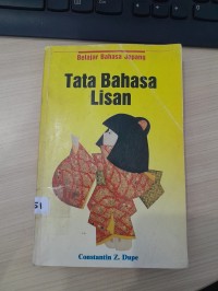 Image of Belajar Bahasa Jepang: Tata Bahasa Lisan