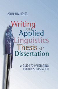 Image of Writing an Applied Linguistics Thesis or Dissertation